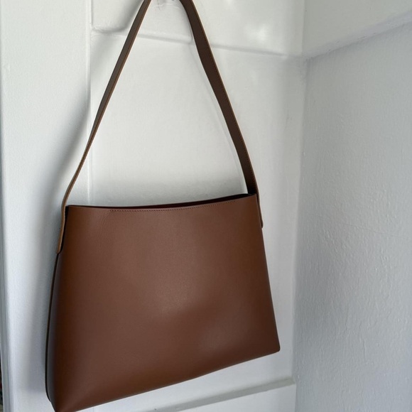 Mansur Gavriel Tan Leather Shoulder Bag - Picture 3 of 3